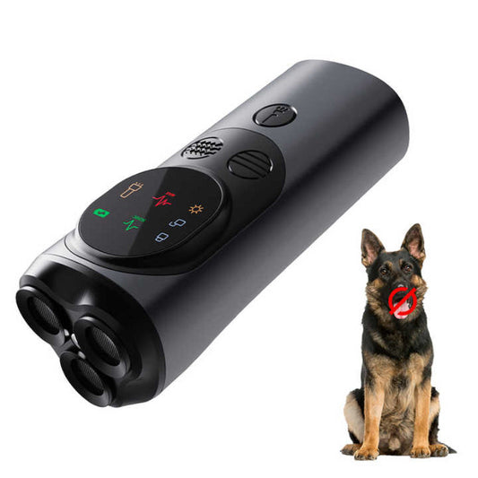 Ultrasonic Dog Repeller High Power Flash Mode Effective Outdoor Use For Controlling Aggressive Dogs