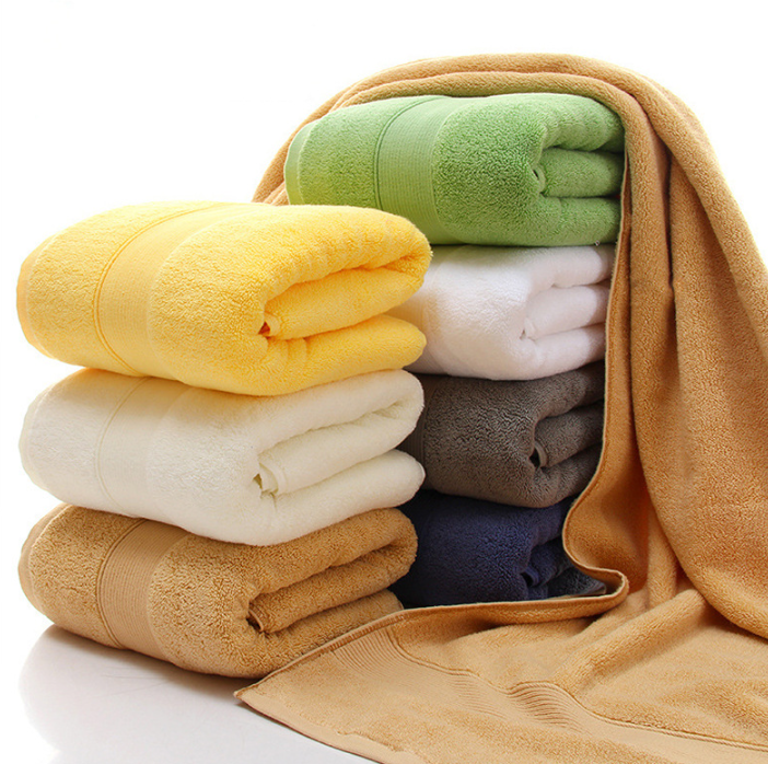 Yellow Luxury 100% Cotton Towel Set 3 Piece Combed Bath
