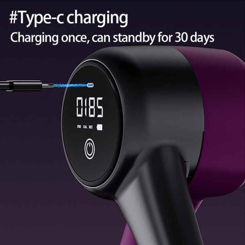 Dark Purple Multi Function Pelvic Floor Muscle Trainer Thigh Trimmer 360 Rotatable Leg Fitness Tool