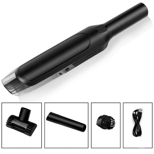Wireless Handheld Car Vacuum Cleaner 8000Pa Suction Usb Rechargeable Wet & Dry Use Lightweight With Washable Filter 40 M