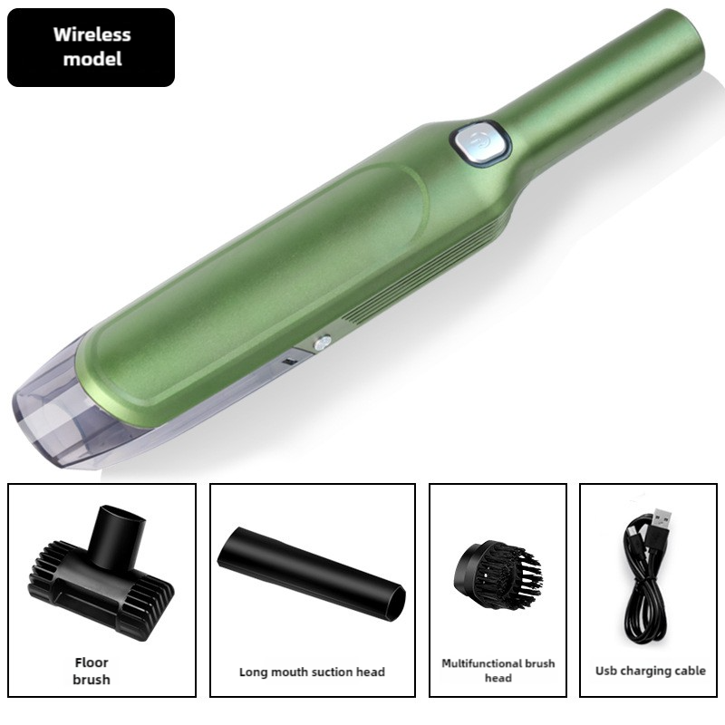 Wireless Handheld Car Vacuum Cleaner 8000Pa Suction Usb Rechargeable Wet & Dry Use Lightweight With Washable Filter 40 M