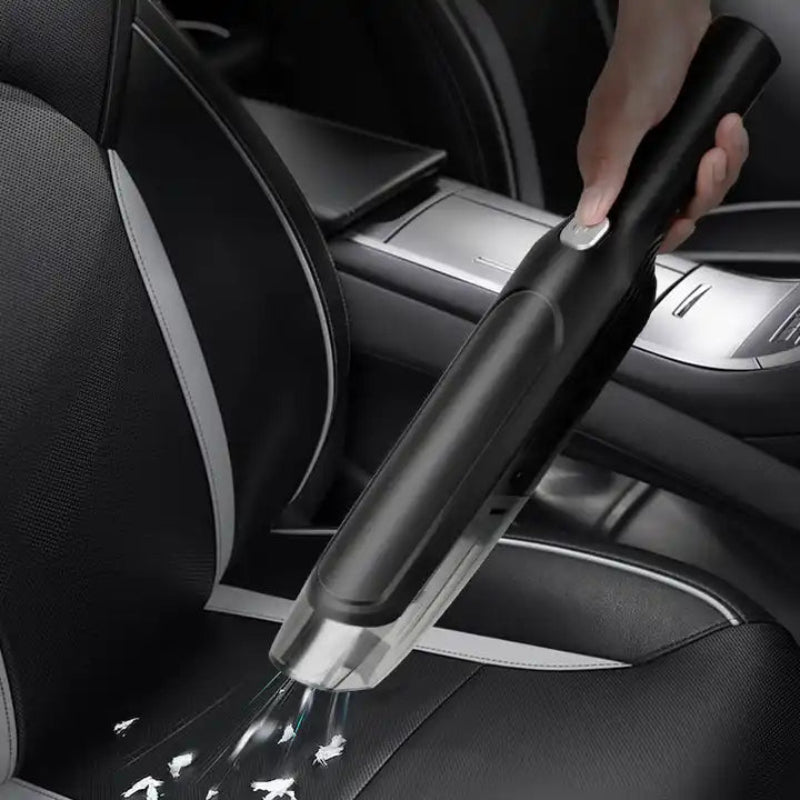 Wireless Handheld Car Vacuum Cleaner 8000Pa Suction Usb Rechargeable Wet & Dry Use Lightweight With Washable Filter 40 M