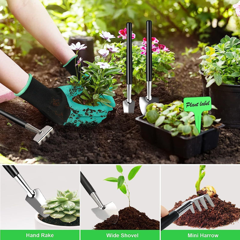 24 Piece Bonsai Tree Tool Kit For Gardening Starters