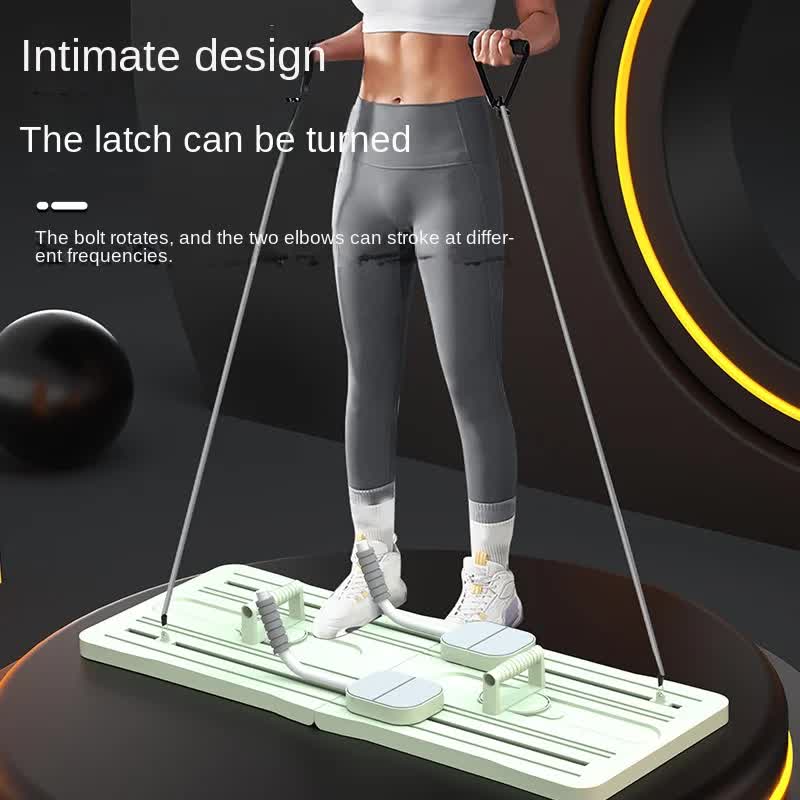 1 Sets of Elosung 1 Sets Of Black Foldable Multi Functional Abdominal Trainer Home Workout Fitness Board