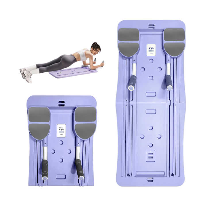 1 Sets of Elosung 1 Sets Of Black Foldable Multi Functional Abdominal Trainer Home Workout Fitness Board