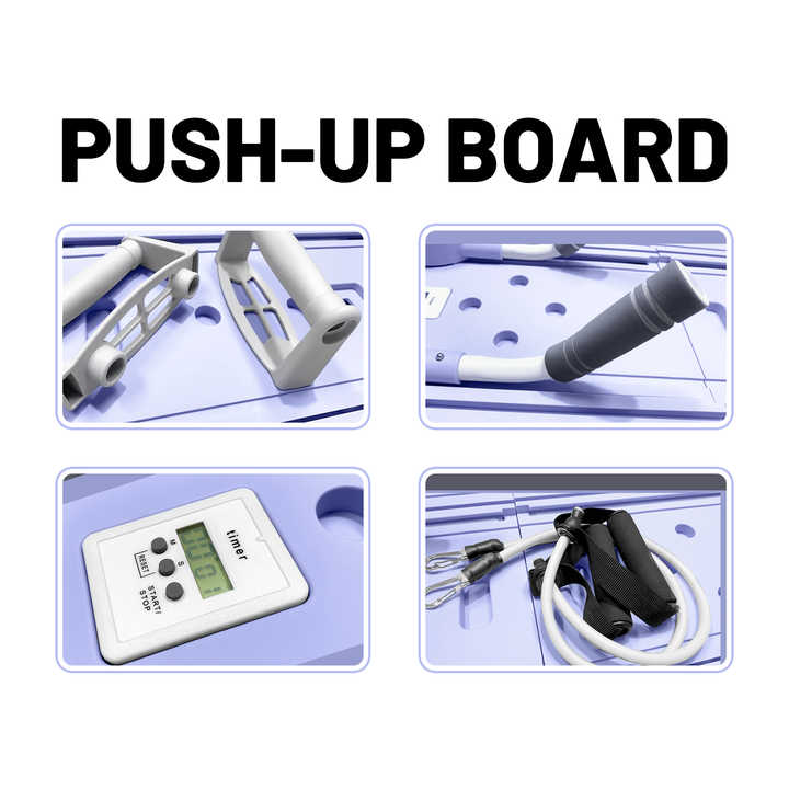 1 Sets of Elosung 1 Sets Of Black Foldable Multi Functional Abdominal Trainer Home Workout Fitness Board