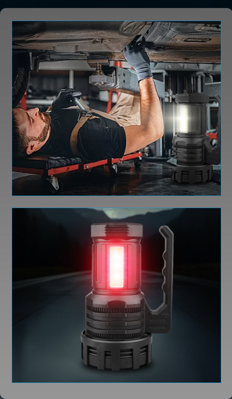 Rechargeable Led Searchlight Handheld Spotlight 500M Range Long Lasting Powerful Light