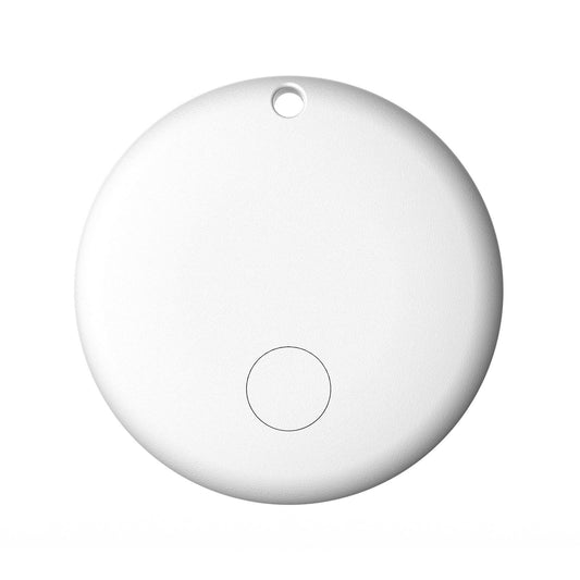 Round White Mini Locator Technology Tracker Key Finder Wallet Anti Theft Device Tag