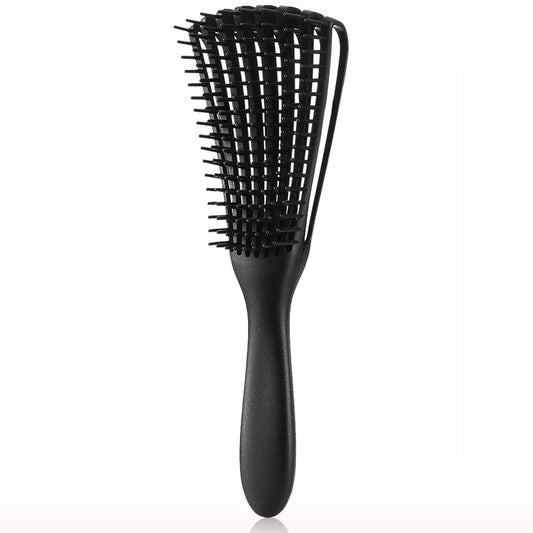 3 Pcs Black Detangling Brush Octopus Design For Effortless And Tangle Free Hair Care