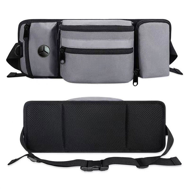 Multi Function Dog Training Belt Bag With Water Bottle Holder Grey