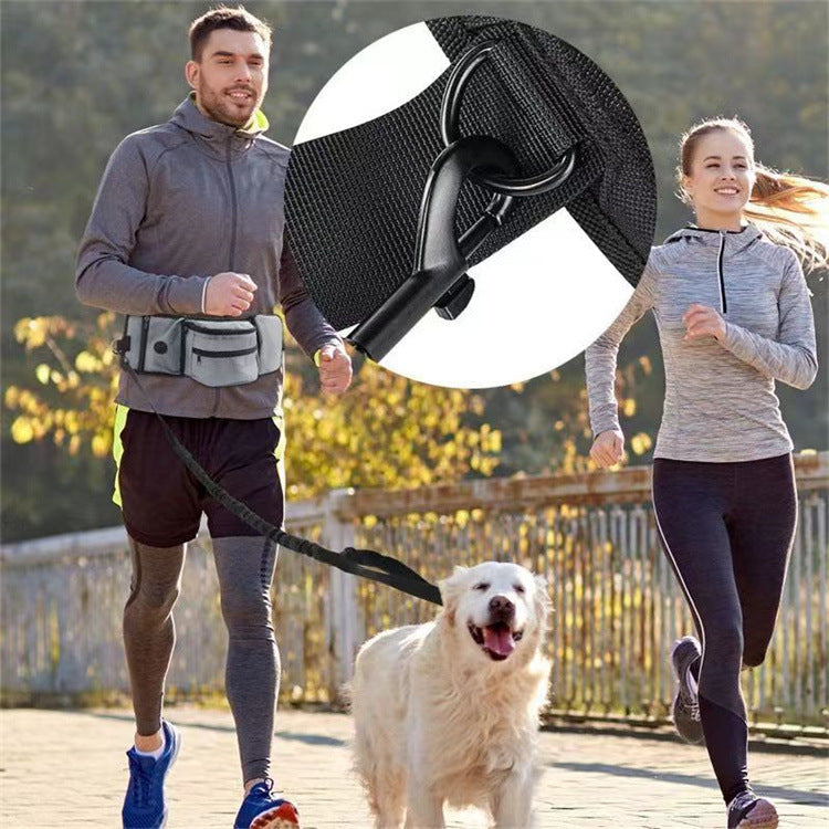 Multi Function Dog Training Belt Bag With Water Bottle Holder Grey