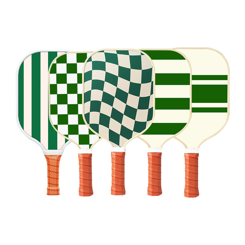 Style 3 White And Green T700 Carbon Fiber & Fiberglass Pickleball Paddle Lightweight 220G With Anti Slip Tpu Grip For Tr