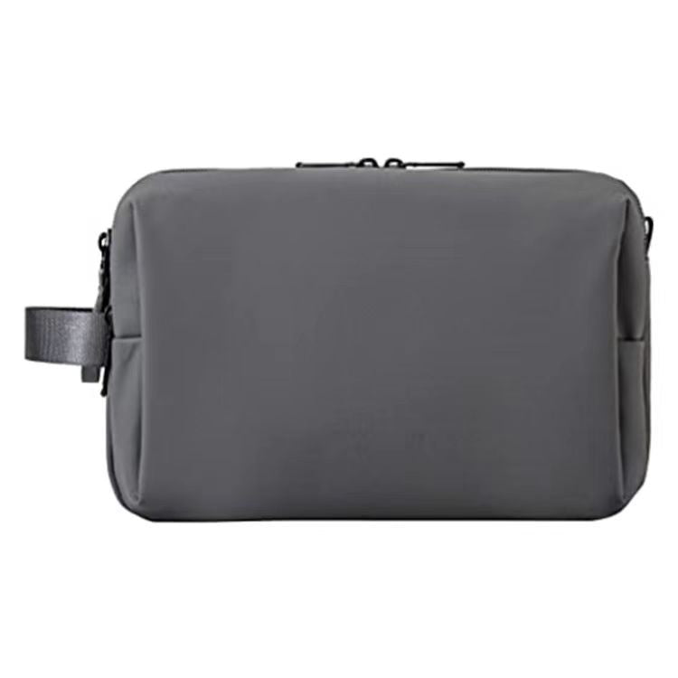 Black Stylish Waterproof Travel Toiletry Bag Organizer Large Capacity Shaving Kit & Makeup Case(Makeup Is A Prop For Sho