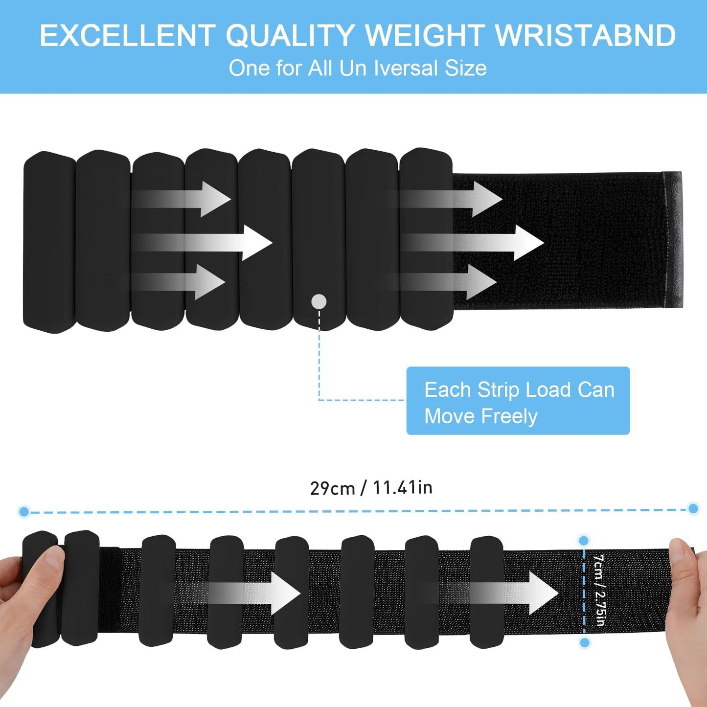Pink Silicone Wrist & Ankle Weights 2Lb Pair (900G) Comfortable Fitness Resistance Bands For Workout Running Training