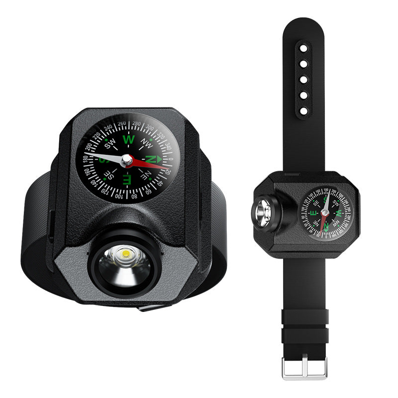 Xpg Wrist Light Rechargeable Led Running With Compass And Watch For Camping Adventure