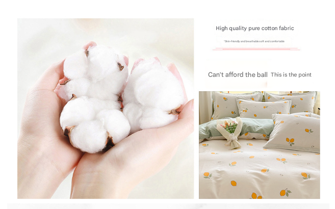 Strawberry Bunny 100% Cotton Pillowcase Set (Pack Of 2) - Breathable Standard Size 48X74cm Pure Covers