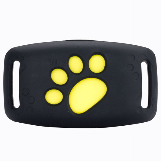 Black Real Time Pet Gps Tracker Locator Magnetic Charging Multi Mode Positioning For Dogs & Cats