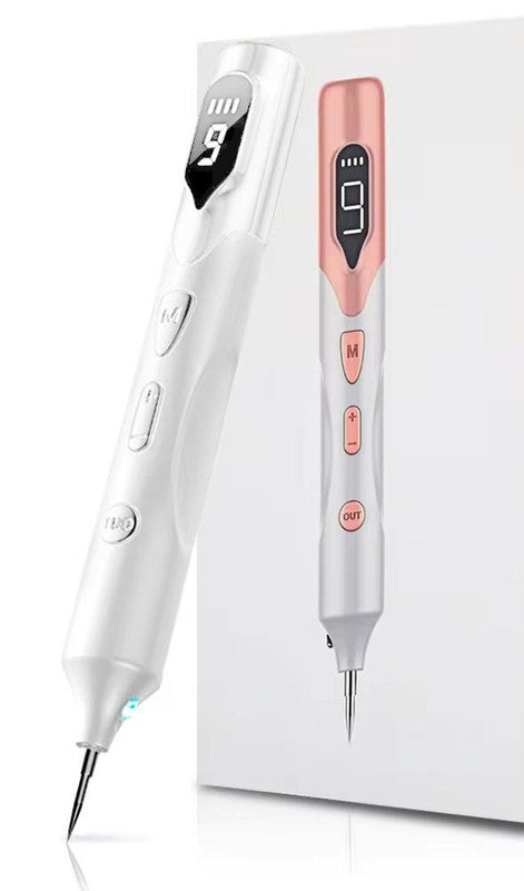 Professional 9 Level Skin Tag & Spot Remover Pen Usb Rechargeable Beauty Device (White)