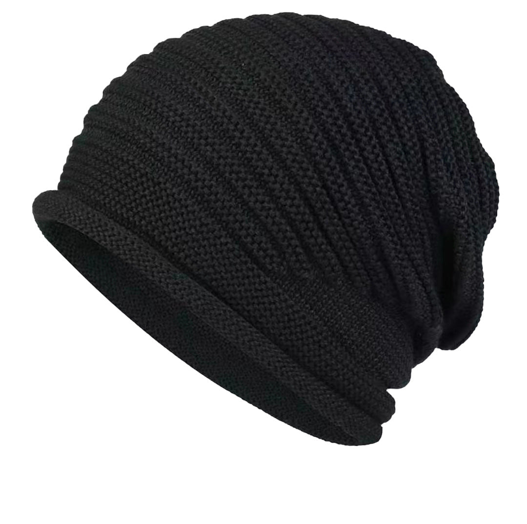 Black Warm & Stylish Women's Knitted Beanie Hats (3 Pack) Perfect For Cold Weather Comfort