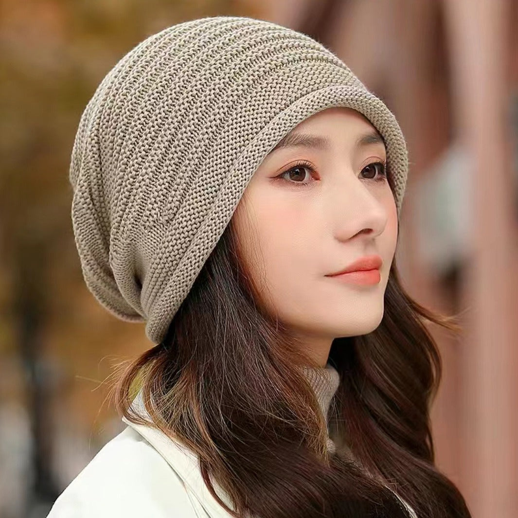 Black Warm & Stylish Women's Knitted Beanie Hats (3 Pack) Perfect For Cold Weather Comfort