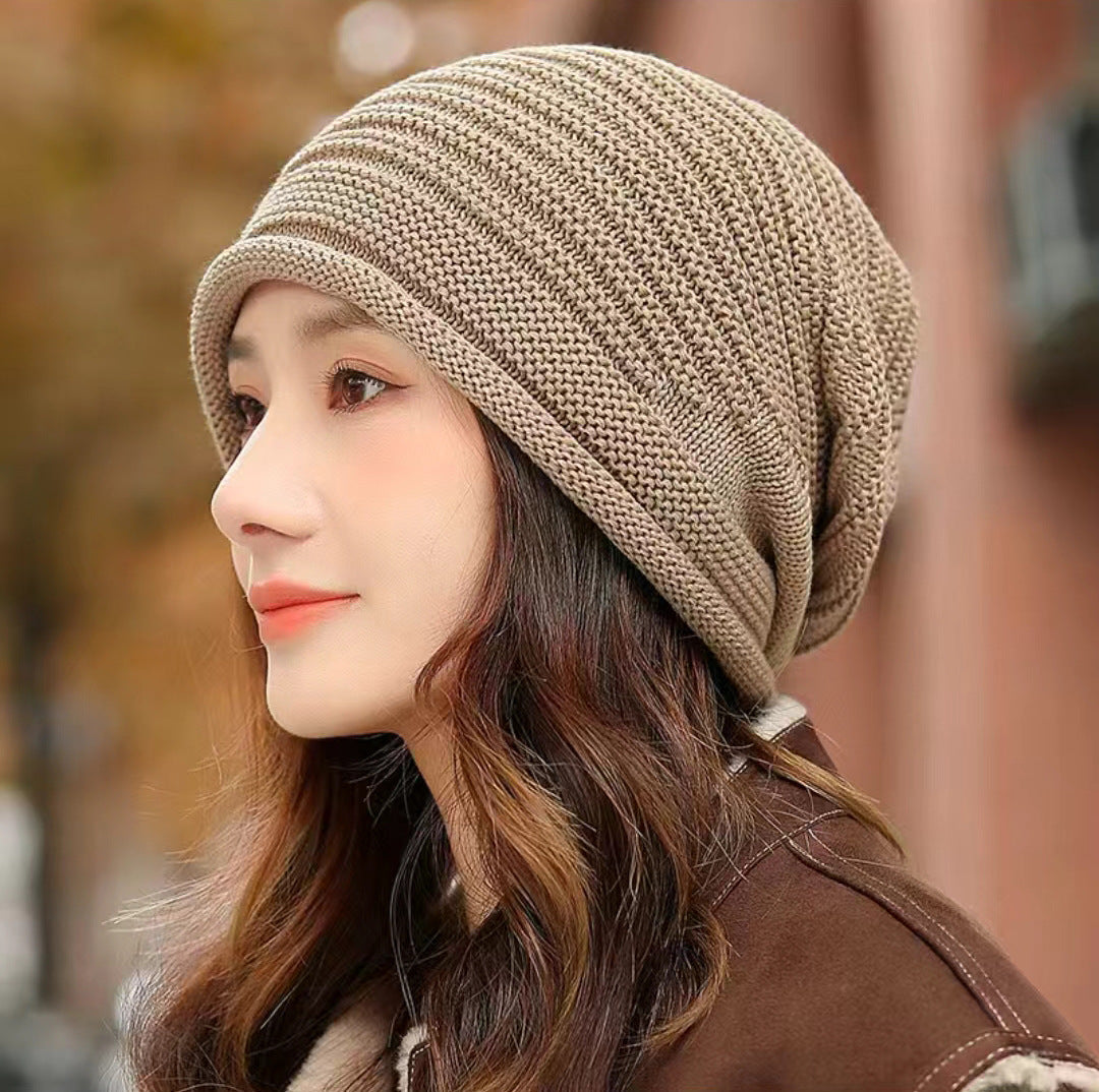 Black Warm & Stylish Women's Knitted Beanie Hats (3 Pack) Perfect For Cold Weather Comfort