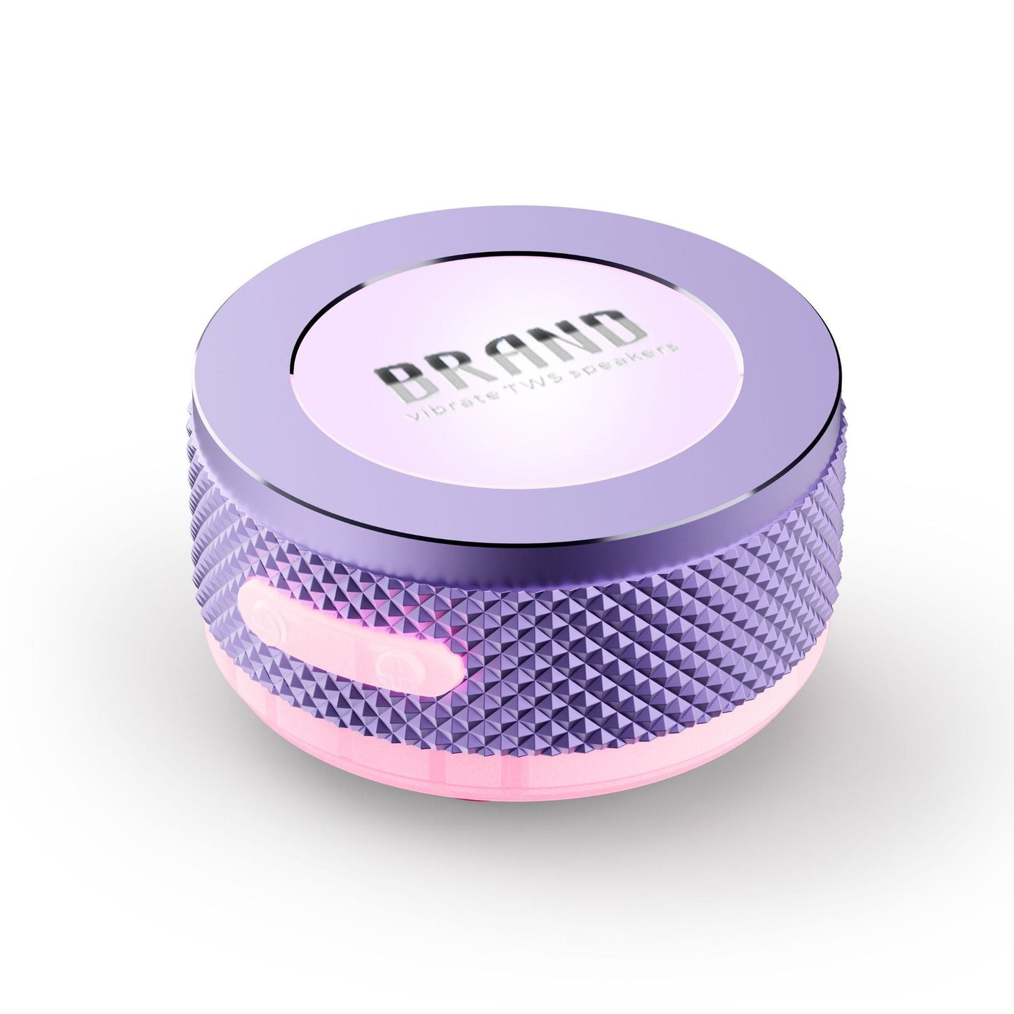 Silver Bone Conduction Vibration Bluetooth Speaker - Tws Stereo Led Surface Sound