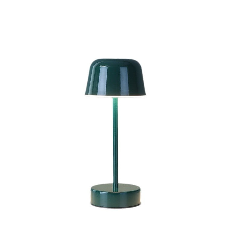 Coffee Modern Minimalist Led Table Lamp Rechargeable Touch Control Desk Light