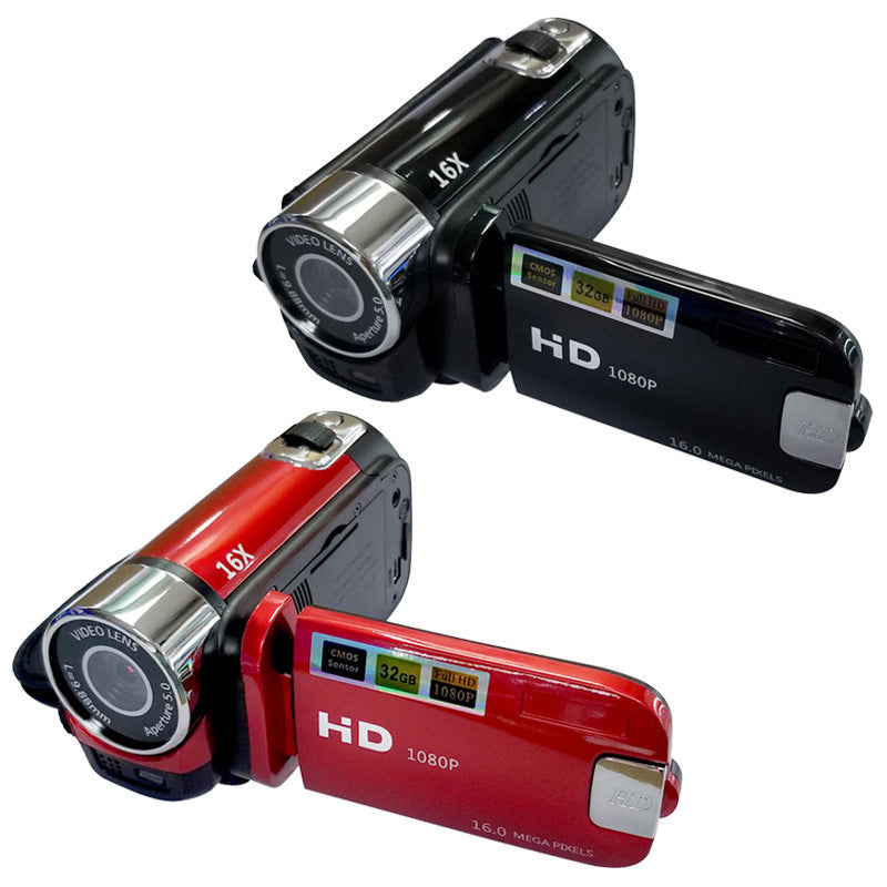 Silver Capture Life's Moments Hd 1080P Digital Camcorder 16Mp Photos 16X Zoom 2.7 Lcd Screen