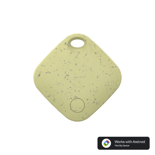 Yellow Smart Item Locator Tag For Android Google Find My Device Compatible Anti Lost Tracker