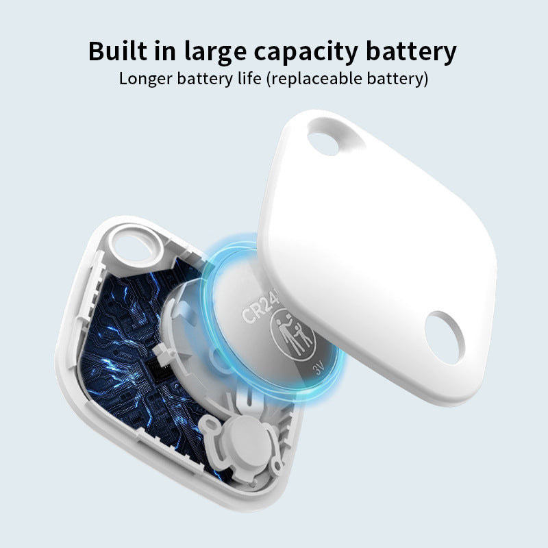 Yellow Smart Item Locator Tag For Android Google Find My Device Compatible Anti Lost Tracker