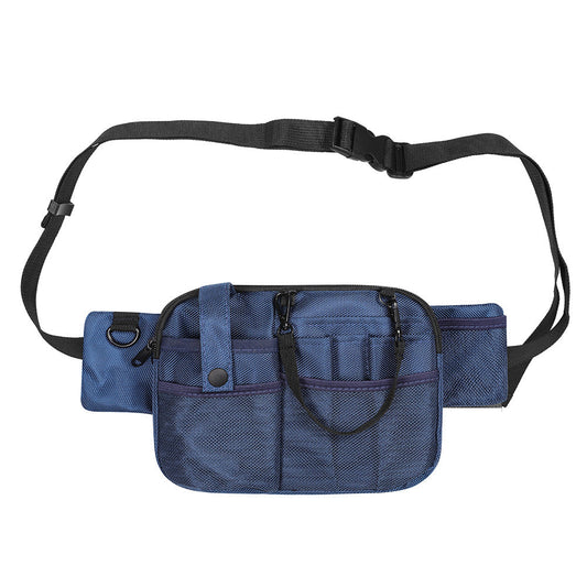 Dark Blue Nurse Utility Belt Bag Multi Pocket Medical Organizer Waist Pack For Tools & Essentials