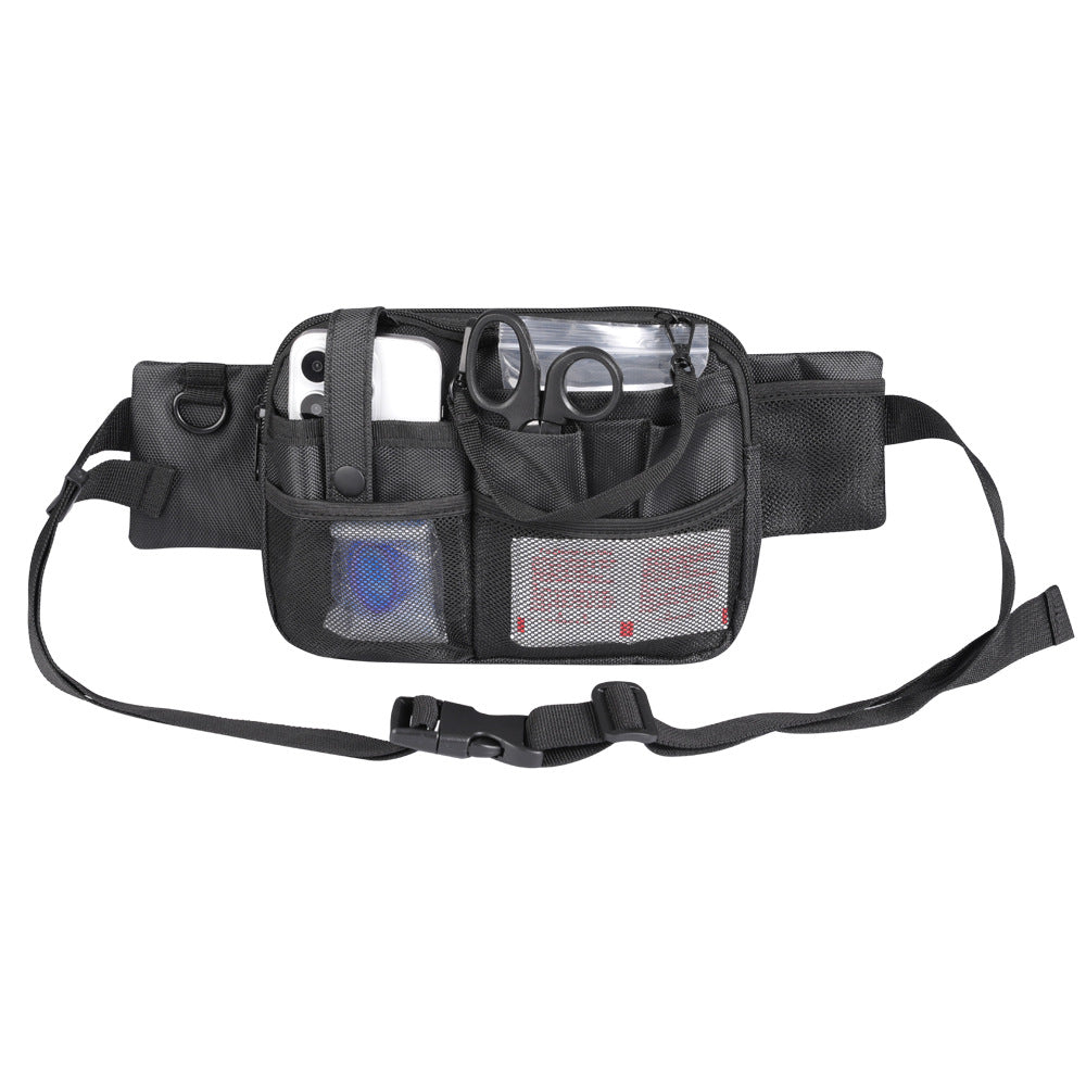 Dark Blue Nurse Utility Belt Bag Multi Pocket Medical Organizer Waist Pack For Tools & Essentials