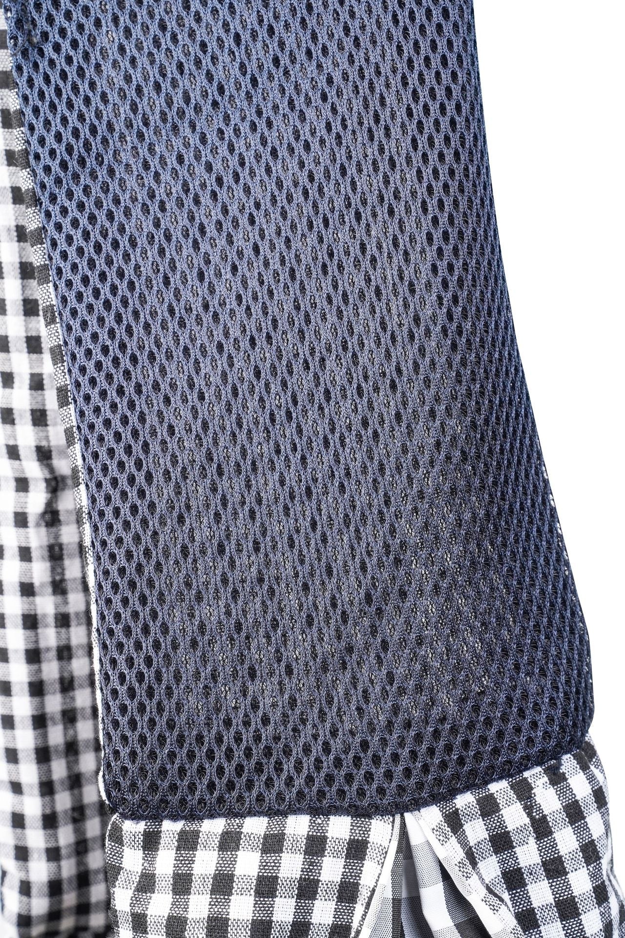Black And White Checkered Comfortable Pet Sling Carrier Small Dogs Cats Breathable Cotton Bag Hands Free