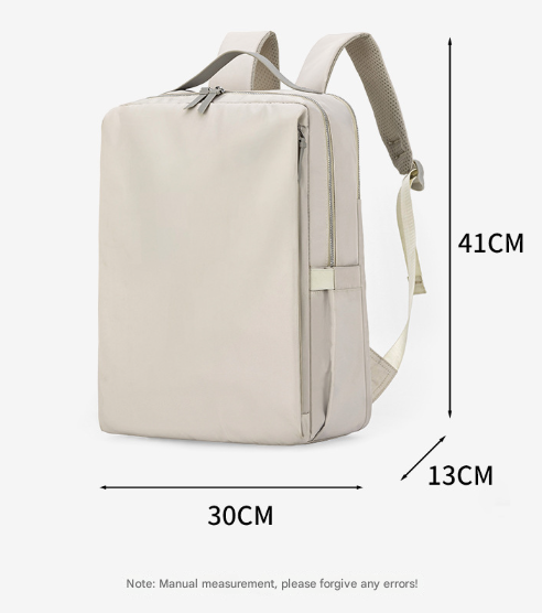 Pink Slim Minimalist Laptop Backpack - Shockproof & Anti-Theft Design Travel-Friendly With Luggage Strap Water-Resistant