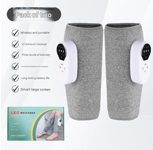 2Pack Multifunctional Electric Leg Massager With Heat Vibration & Air Wave Tech