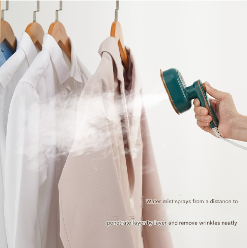 White Mini Handheld Steam Iron Portable Garment Steamer