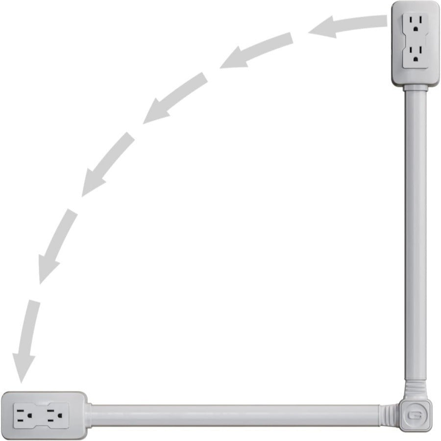Electrical Outlet Extender For Sofa And Bedside With 45Cm Reach