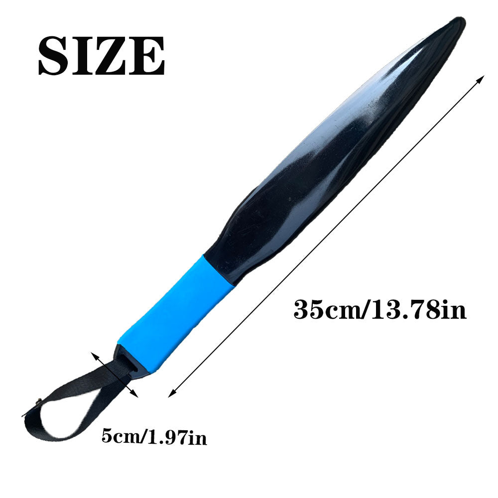 Red Handle + Black Lanyard Heavy-Duty Dog Training Pry Stick For Large Breeds 35 Cm