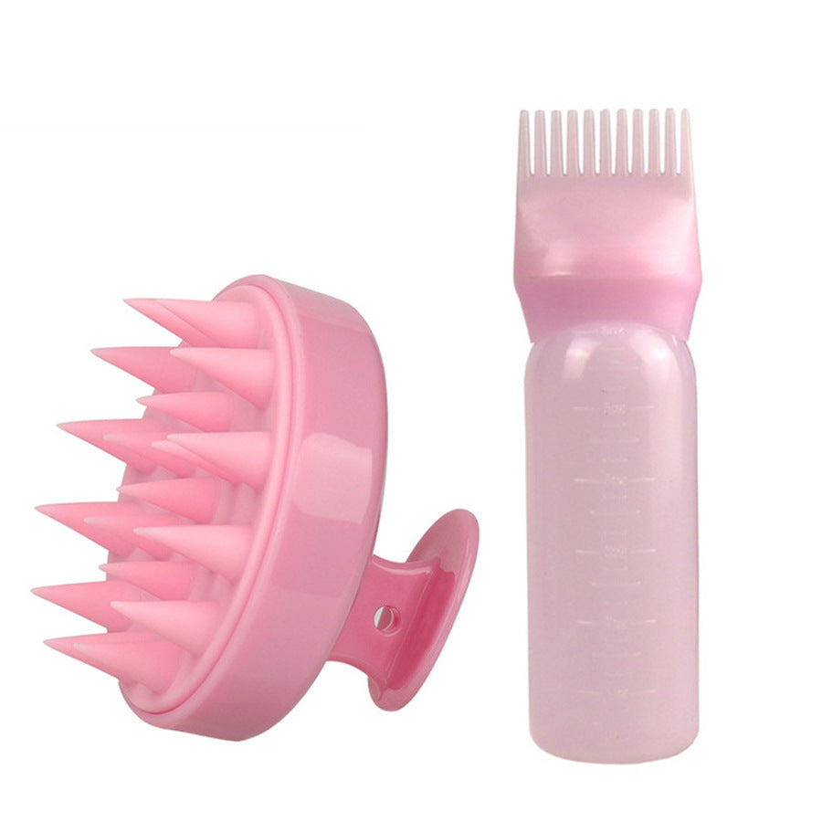 Purple Ultimate 27 Piece Hair Styling & Care Kit Detangling Brushes Combs Scalp Massager Salon Accessories
