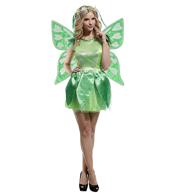 Blue Sparkling Fairy Wings Lightweight Glitter Butterfly Costume Accessory For Kids & Adults