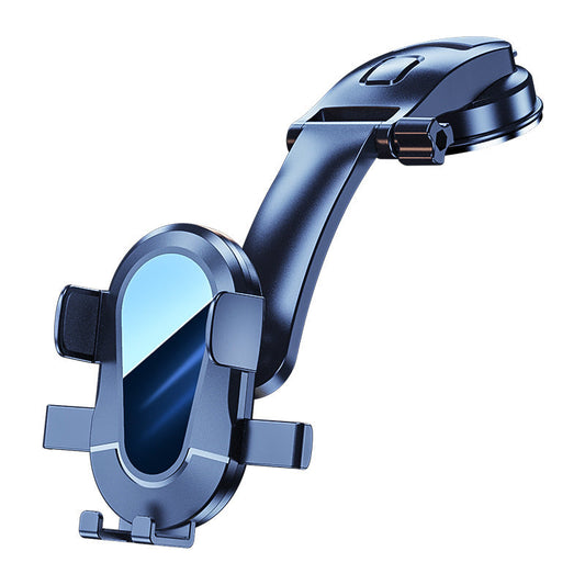 Black Universal Car Phone Mount Holder 360A Rotation With Upgraded Suction Cup For Dashboard & Windscreen