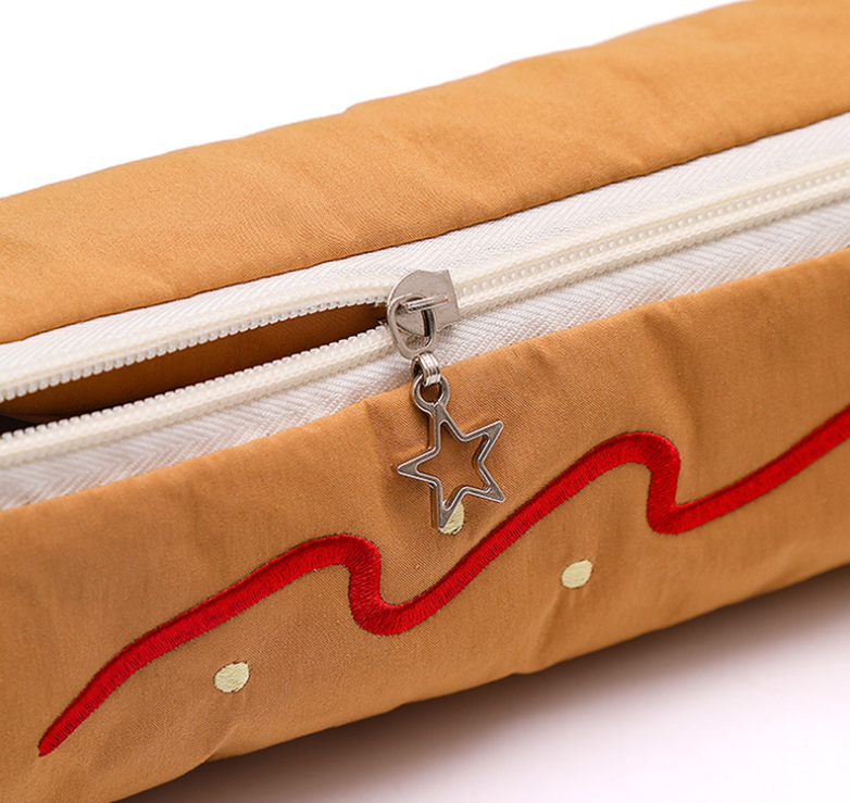 Coffee Vibrant Color Block Pencil Case Large Capacity Stationery Organizer For School & Office