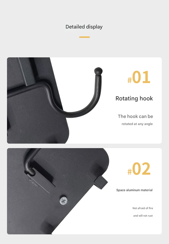 Type Wall Mounted Motorcycle Helmet Holder Heavy Duty Gear Rack With Jacket Hook