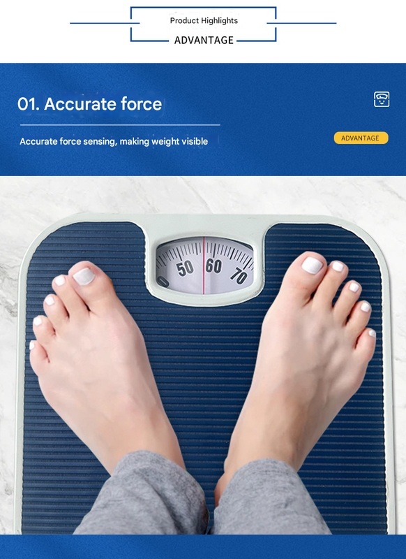 Dark Gray Classic Mechanical Bathroom Scale - Battery-Free Analog Body Weight With Non-Slip Platform