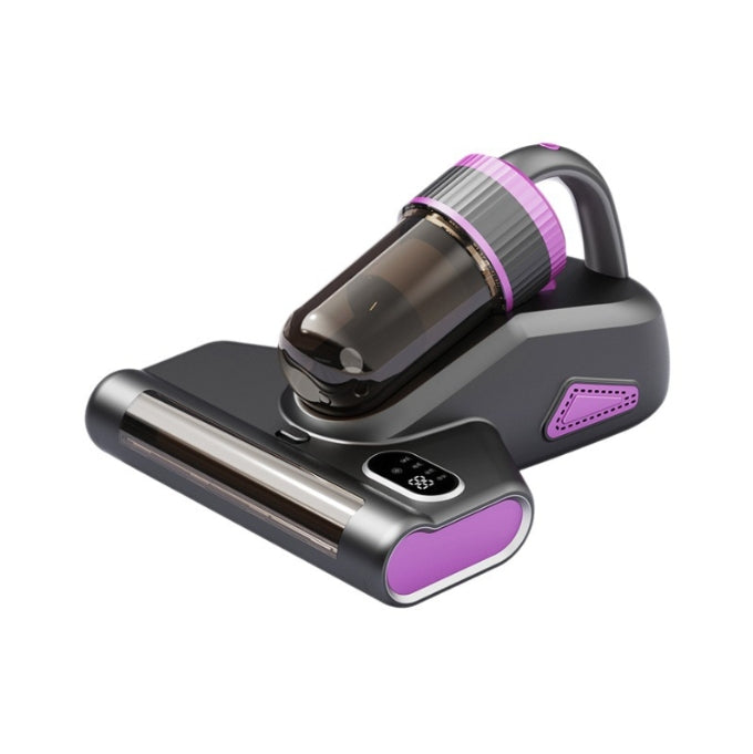 Purple Advanced Cordless Uv Dust Mite Vacuum Handheld Cleaner With Hot Air Pulsating Pads & Led Display