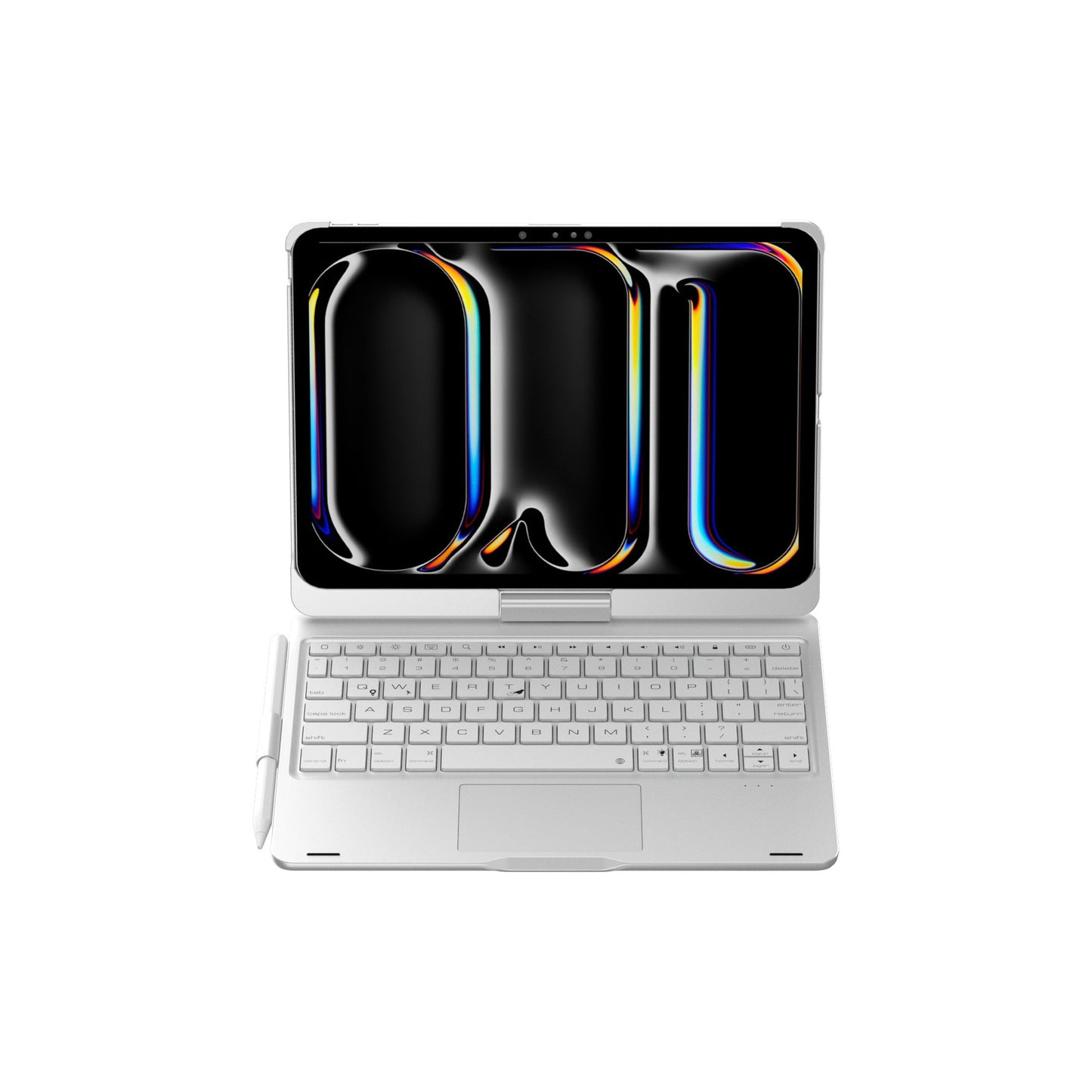 Rose Gold Magic Keyboard Case For Ipad Air6/Air7 11 Inch Bluetooth With Rgb Backlight & Precision Trackpad