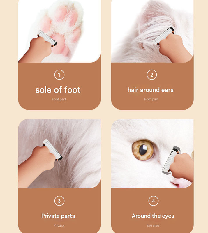 Pink Precision Pet Paw Trimmer Waterproof & Rechargeable Grooming Clipper For Dog Cat Paws Eyes And Ears