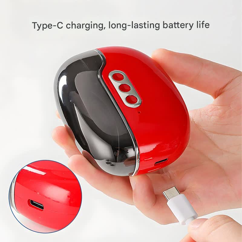 4 In 1 Electric Nail Care Device Clipper Grinder Polisher & Uv Sterilizer With Multiple Modes(Black)