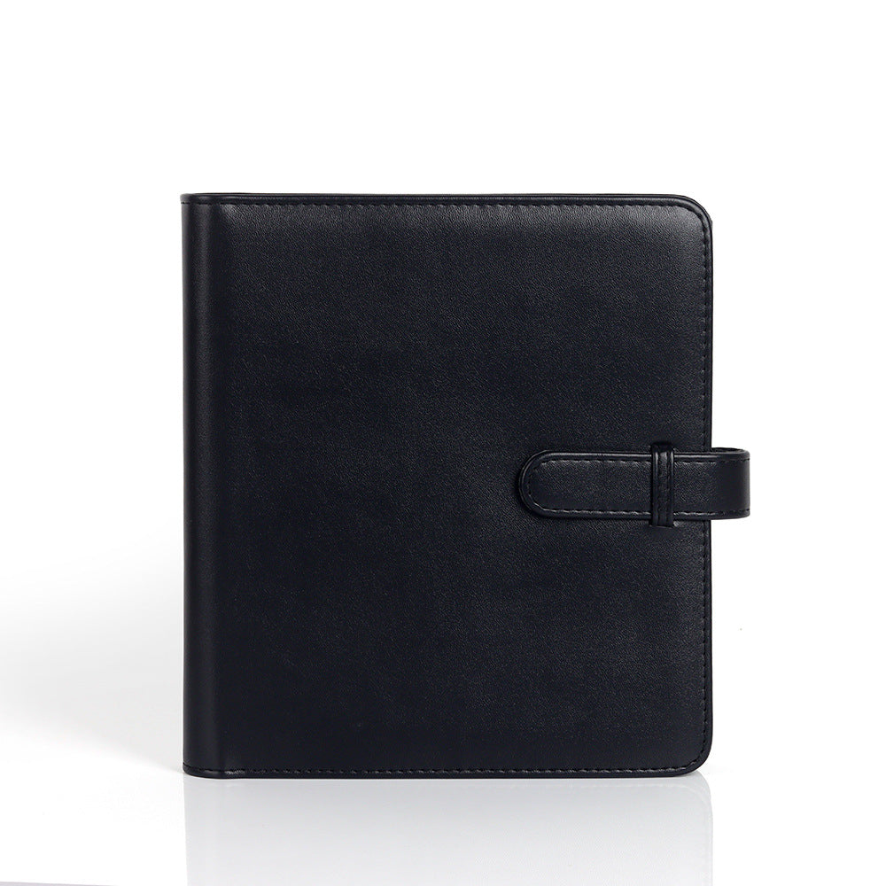 Pu Leather Instant Photo Album Holds 288 Photos Compatible With Instax Square & Mini Films(Black)