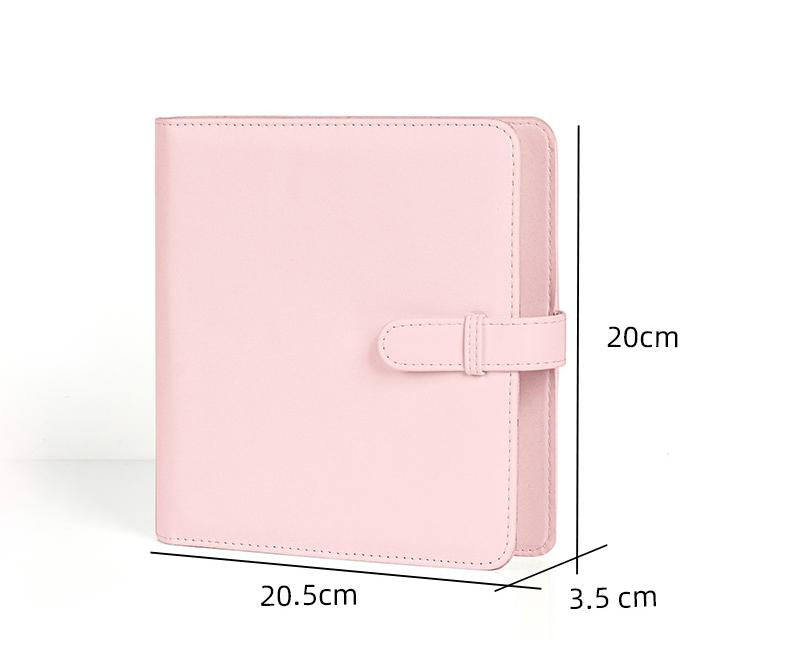 Pu Leather Instant Photo Album Holds 288 Photos Compatible With Instax Square & Mini Films(Black)